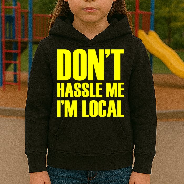 Don't Hassle Me I'm Local Funny Spring Break Beach Surfing Kids Hoodie
