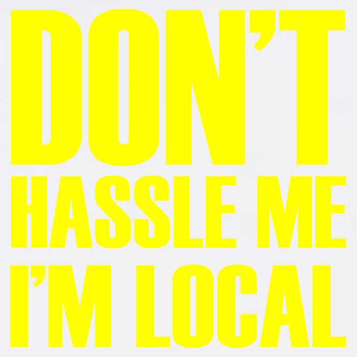 Don't Hassle Me I'm Local Funny Spring Break Beach Surfing Garment-Dyed Sweatshirt