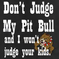 Don't Judge My Pit Bull 7 Panel Mesh Trucker Snapback Hat