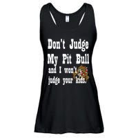 Don't Judge My Pit Bull Ladies Essential Flowy Tank