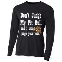 Don't Judge My Pit Bull Cooling Performance Long Sleeve Crew