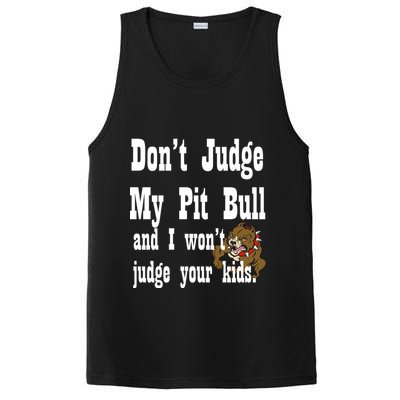 Don't Judge My Pit Bull PosiCharge Competitor Tank