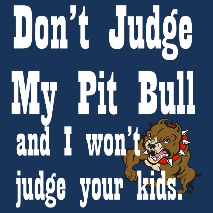 Don't Judge My Pit Bull Infant Baby Jersey Bodysuit