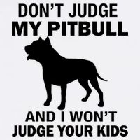 Don't Judge My Pitbull I Won't Judge Your Kids Garment-Dyed Sweatshirt