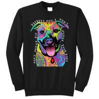 Don't Judge My Pitbull Won't Judge Your Kids Sweatshirt