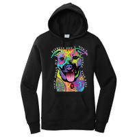 Don't Judge My Pitbull Won't Judge Your Kids Women's Pullover Hoodie