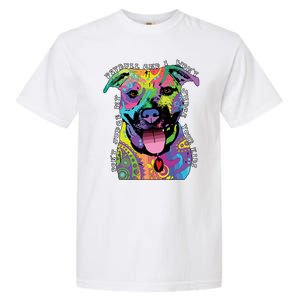 Don't Judge My Pitbull Won't Judge Your Kids Garment-Dyed Heavyweight T-Shirt