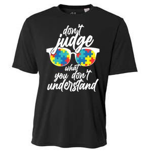 Don't Judge What You Don't Understand Autism Awareness Cooling Performance Crew T-Shirt