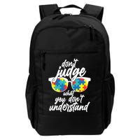 Don't Judge What You Don't Understand Autism Awareness Backpack