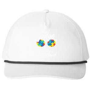 Don't Judge What You Don't Understand Autism Awareness Snapback Five-Panel Rope Hat