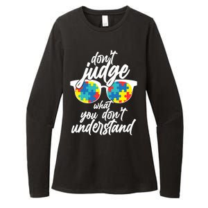 Don't Judge What You Don't Understand Autism Awareness Womens CVC Long Sleeve Shirt