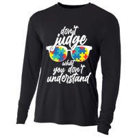 Don't Judge What You Don't Understand Autism Awareness Cooling Performance Long Sleeve Crew