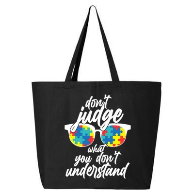 Don't Judge What You Don't Understand Autism Awareness 25L Jumbo Tote