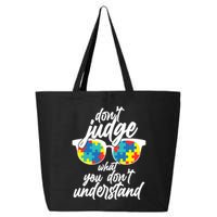 Don't Judge What You Don't Understand Autism Awareness 25L Jumbo Tote