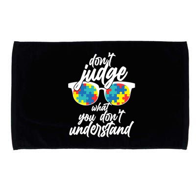 Don't Judge What You Don't Understand Autism Awareness Microfiber Hand Towel