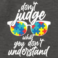 Don't Judge What You Don't Understand Autism Awareness Vector Backpack