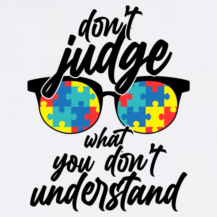 Don't Judge What You Don't Understand Autism Awareness Garment-Dyed Sweatshirt