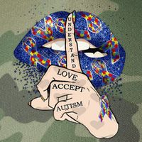 Don't Judge What You Don't Understand Autism Awareness Lip Legacy Tie Dye Trucker Hat