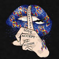 Don't Judge What You Don't Understand Autism Awareness Lip Ladies PosiCharge Tri-Blend Wicking Tank