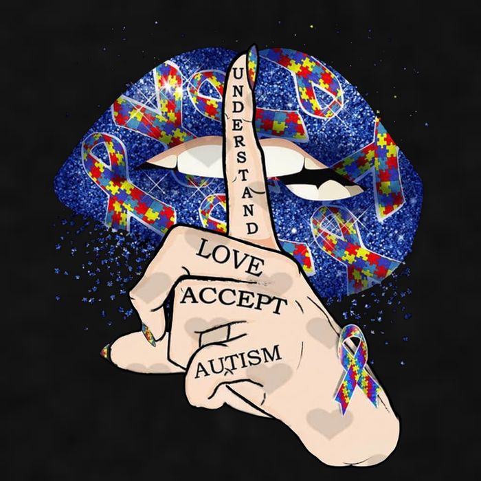 Don't Judge What You Don't Understand Autism Awareness Lip Ladies PosiCharge Tri-Blend Wicking Tank