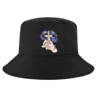 Don't Judge What You Don't Understand Autism Awareness Lip Cool Comfort Performance Bucket Hat