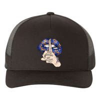 Don't Judge What You Don't Understand Autism Awareness Lip Yupoong Adult 5-Panel Trucker Hat