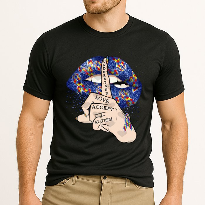 Don't Judge What You Don't Understand Autism Awareness Lip Performance Shirt