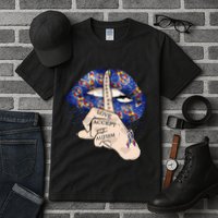 Don't Judge What You Don't Understand Autism Awareness Lip Tall T-Shirt