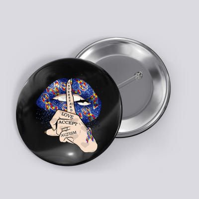 Don't Judge What You Don't Understand Autism Awareness Lip Button