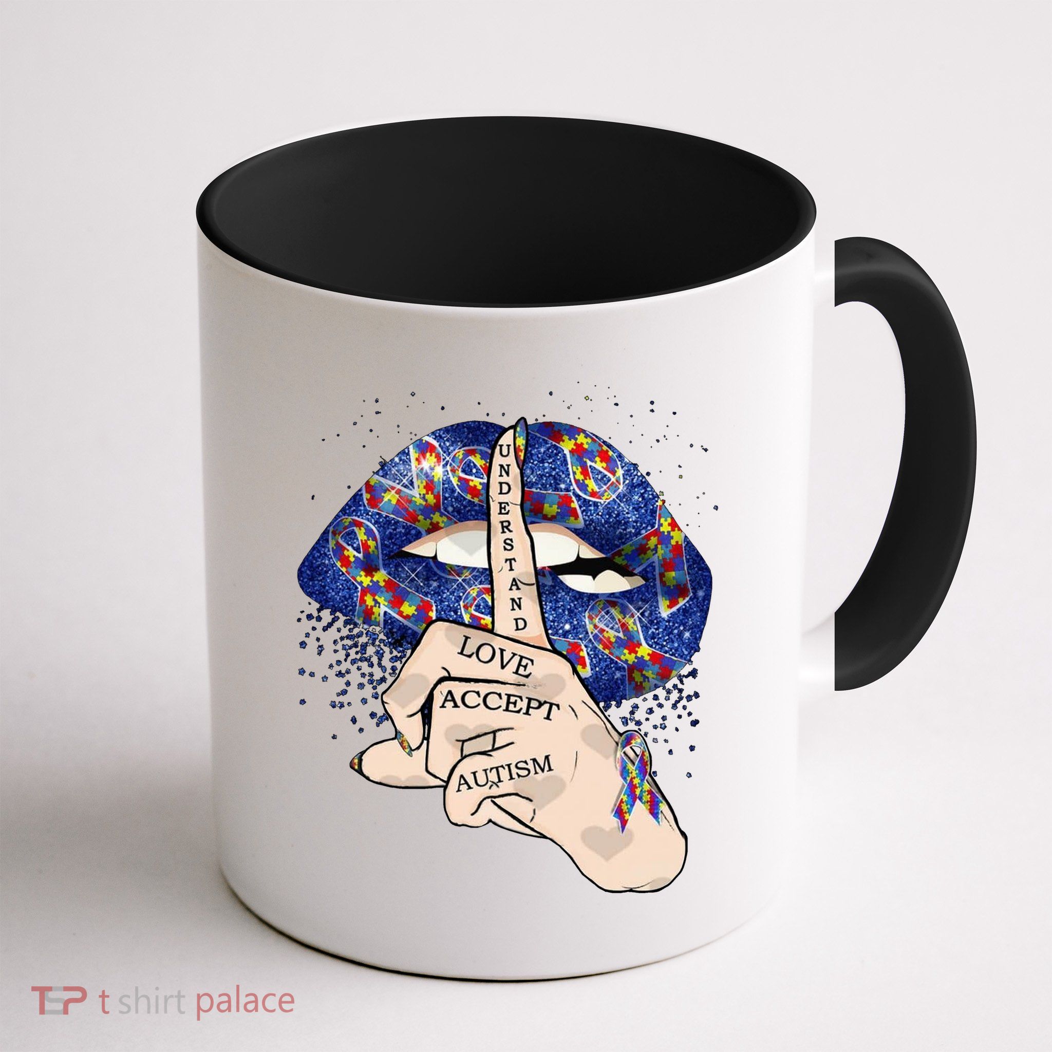 Don't Judge What You Don't Understand Autism Awareness Lip Mug