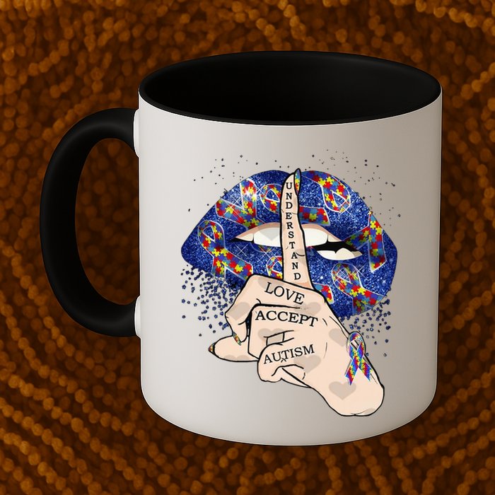 Don't Judge What You Don't Understand Autism Awareness Lip Mug