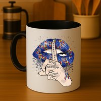 Don't Judge What You Don't Understand Autism Awareness Lip Mug