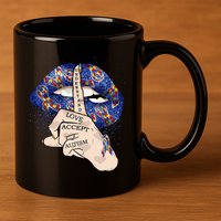 Don't Judge What You Don't Understand Autism Awareness Lip 11oz C Handle Ceramic Mug