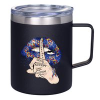 Don't Judge What You Don't Understand Autism Awareness Lip 12oz Stainless Steel Coffee Mug