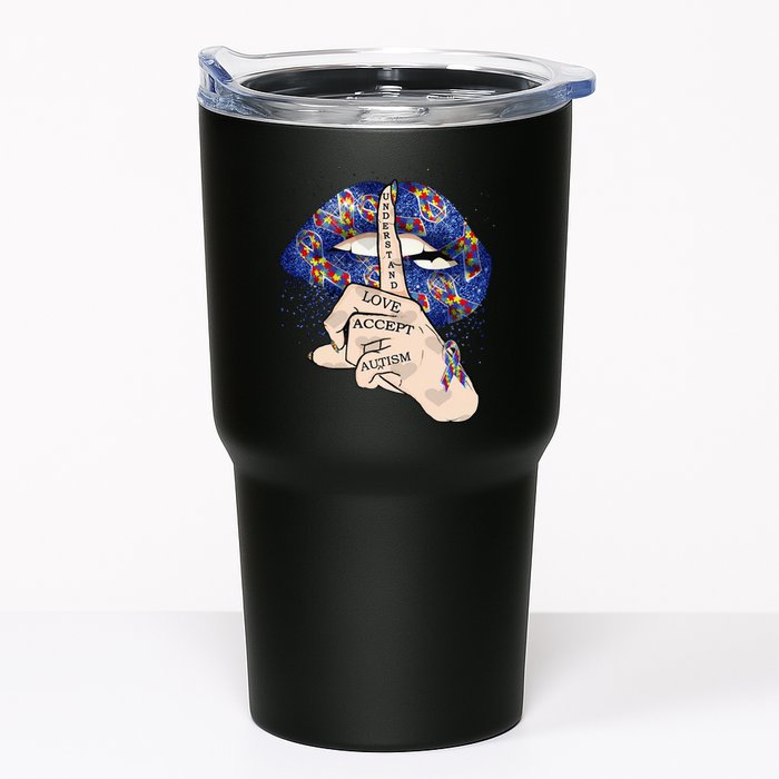 Don't Judge What You Don't Understand Autism Awareness Lip Tumbler