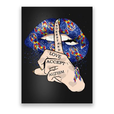 Don't Judge What You Don't Understand Autism Awareness Lip Poster