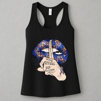 Don't Judge What You Don't Understand Autism Awareness Lip Womens Tank Top