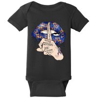 Don't Judge What You Don't Understand Autism Awareness Lip Baby Bodysuit