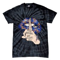 Don't Judge What You Don't Understand Autism Awareness Lip Tie-Dye T-Shirt