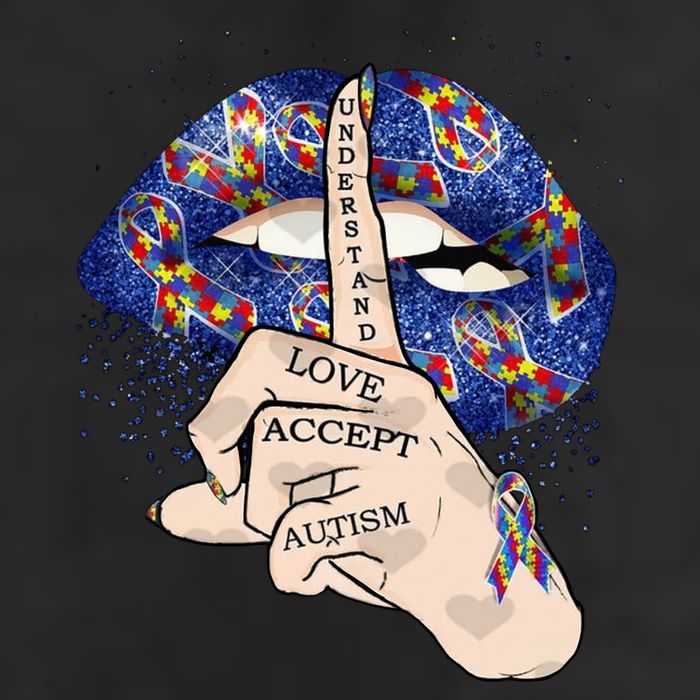 Don't Judge What You Don't Understand Autism Awareness Lip Trucker Hat