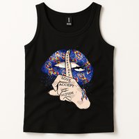 Don't Judge What You Don't Understand Autism Awareness Lip Tank Top