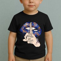 Don't Judge What You Don't Understand Autism Awareness Lip Toddler T-Shirt