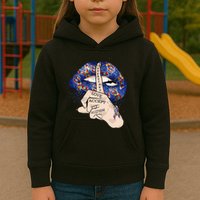 Don't Judge What You Don't Understand Autism Awareness Lip Kids Hoodie