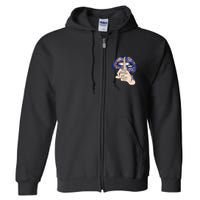 Don't Judge What You Don't Understand Autism Awareness Lip Full Zip Hoodie