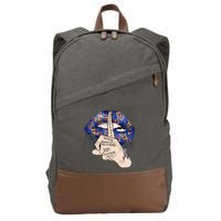 Don't Judge What You Don't Understand Autism Awareness Lip Cotton Canvas Backpack