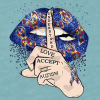 Don't Judge What You Don't Understand Autism Awareness Lip Sueded Cloud Jersey T-Shirt