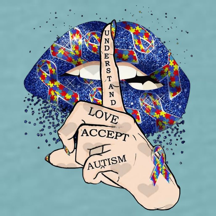 Don't Judge What You Don't Understand Autism Awareness Lip Sueded Cloud Jersey T-Shirt