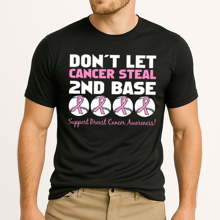 Don't Let Breast Cancer Steal Second 2nd Base Cooling Performance Crew T-Shirt