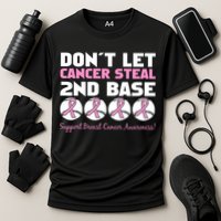 Don't Let Breast Cancer Steal Second 2nd Base Cooling Performance Crew T-Shirt