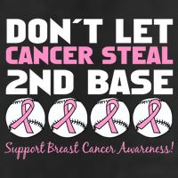Don't Let Breast Cancer Steal Second 2nd Base Adult Drive Performance Visor
